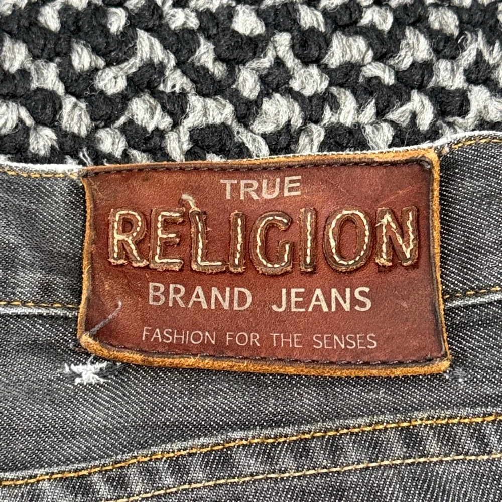 True Religion Rocco Jeans Men’s Sz 31 Distressed Y2K Skater Grunge
